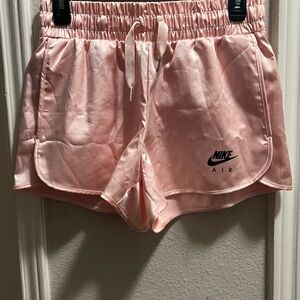 Nike Pink Athletic Running Shorts with Drawstring
